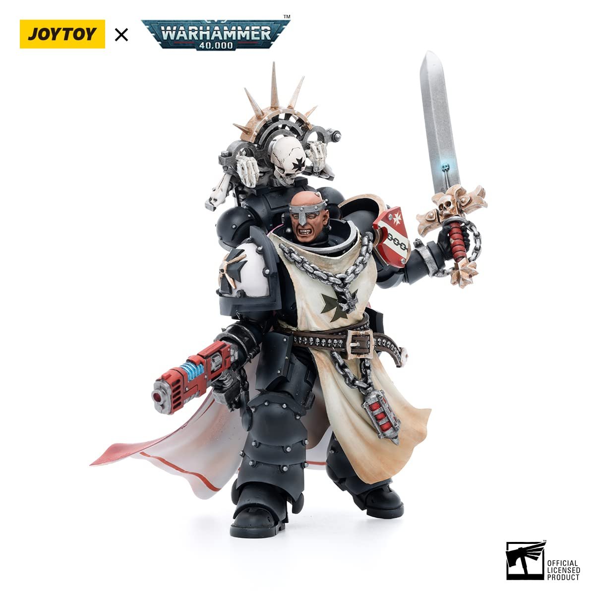 Фигурка Joytoy Warhammer 40K 1/18 Black Templars Marshal Baldeckrath, фото №3