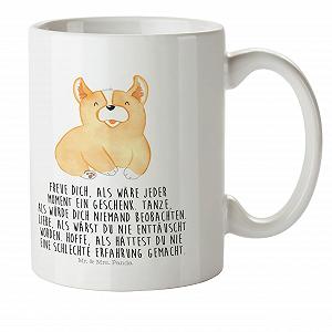 Детская Кружка Mr. & Mrs. Panda Corgie Пластиковая - Фото 1