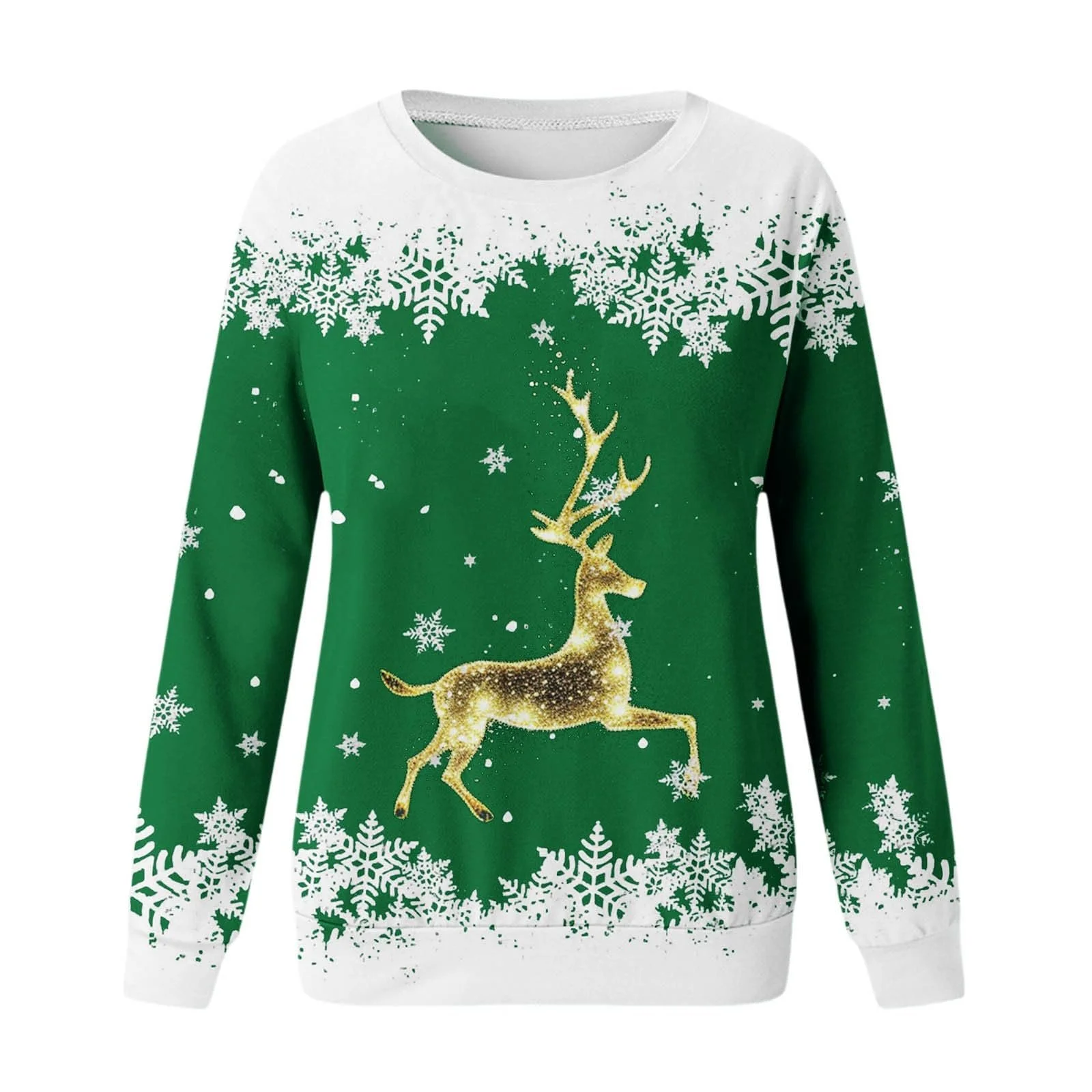 Джемпер Рождественский для девочки 134 Толстовка 110 - Повседневный джемпер для уюта и стиля, идеально подходит для ежедневного использования, фото №2