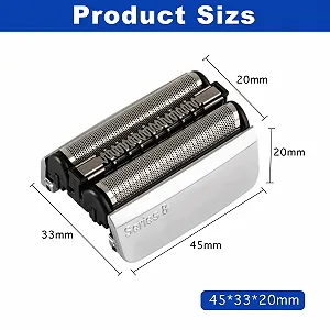 Сменная бритвенная головка Braun Series 8 83M для S8 с щеткой для чистки и салфеткой synthetic.ua - Фото 1