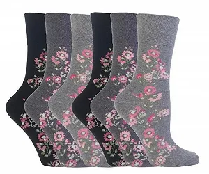 Носки Gentle Grip Без резинки 6 пар Размер 4-8 uk, 37-42 eur (GG45) - Фото 1