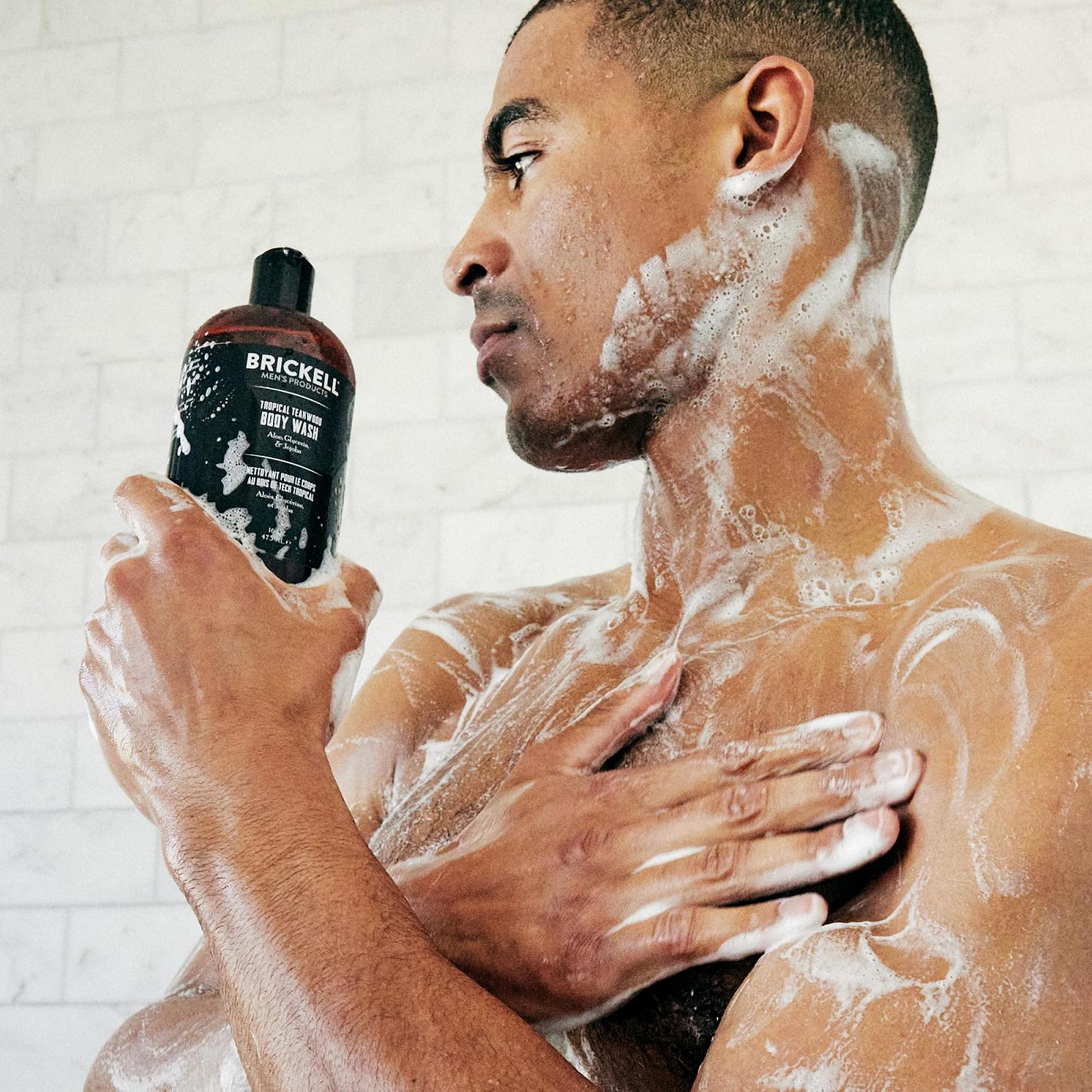 Підбадьорливий гель для душу Brickell Men's Lemon Lime 473 мл, фото №3 Підбадьорливий гель для душу Brickell Men's Lemon Lime 473 мл, фото №3