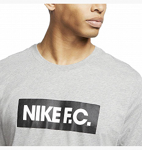 Футболка Nike F.C. Essentials Cерый M synthetic.ua - Фото 1