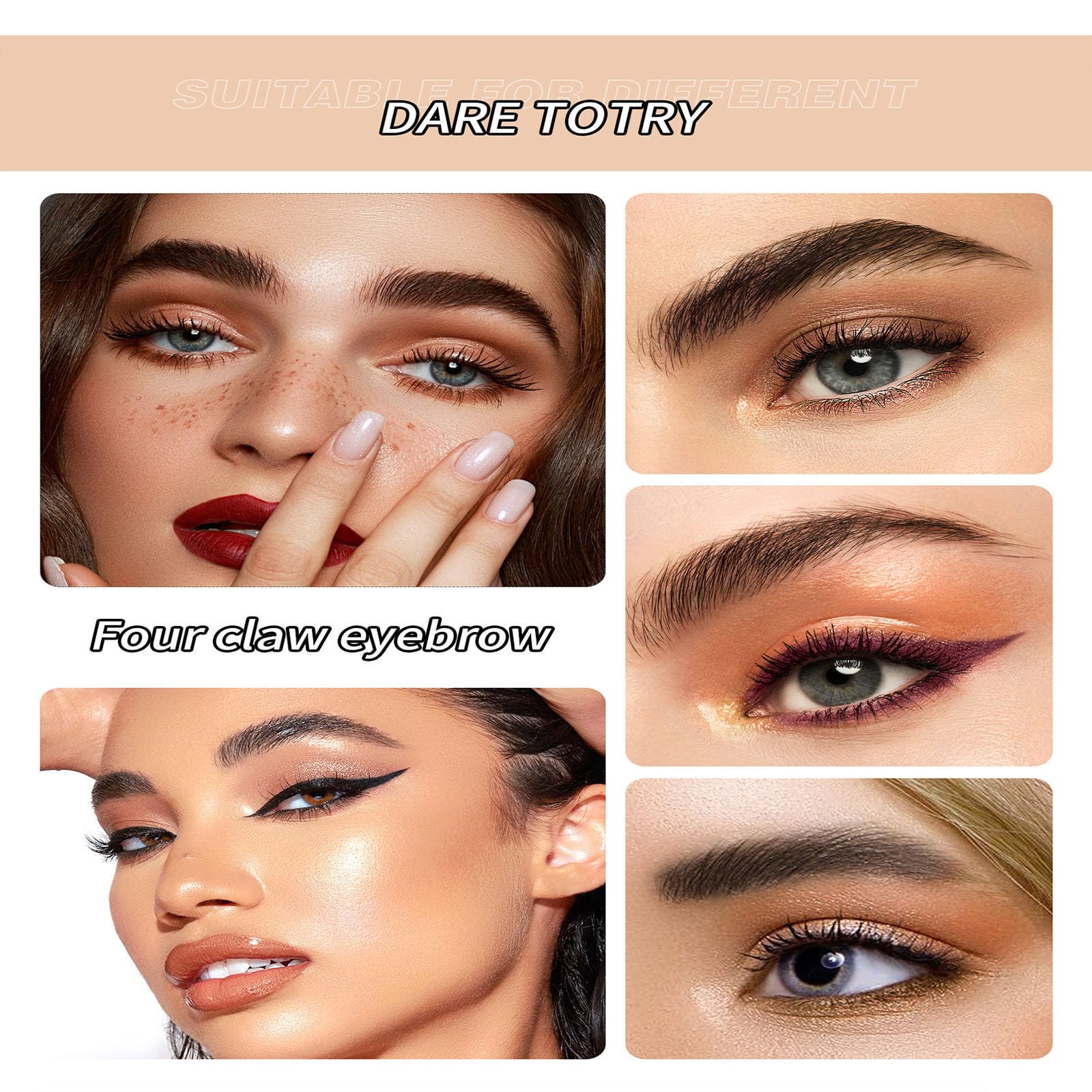 Олівець для брів Microblading Quadruple Forked Liquid Водостійкий, фото №3 Олівець для брів Microblading Quadruple Forked Liquid Водостійкий, фото №3