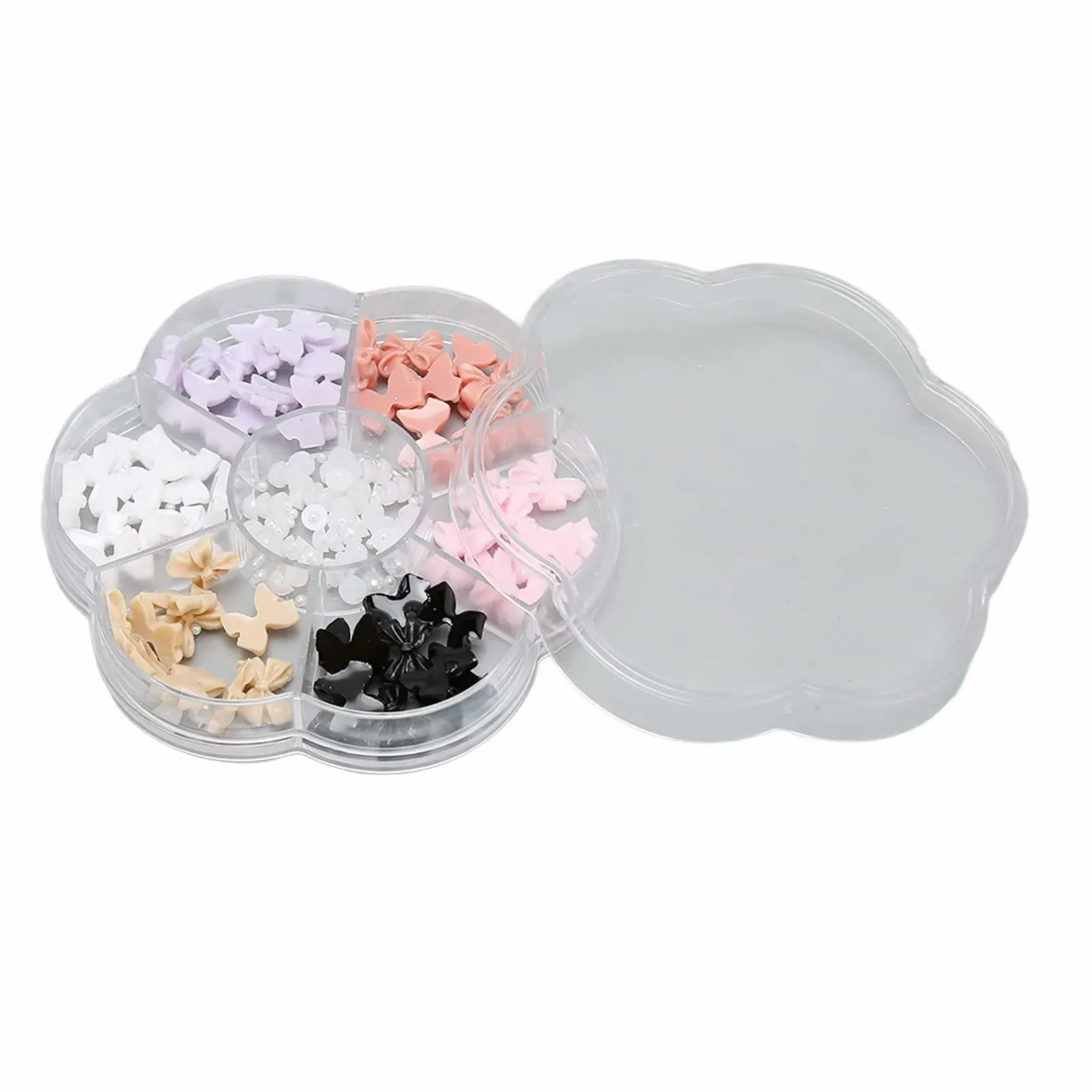 2 коробки украшений для ногтей, смешанные цветные стразы для ногтей разных форм, аксессуары для ногтей Flatback для девушек и женщин, многофункциональные DIY аксессуары для ногтей для домашнего салона, фото №8