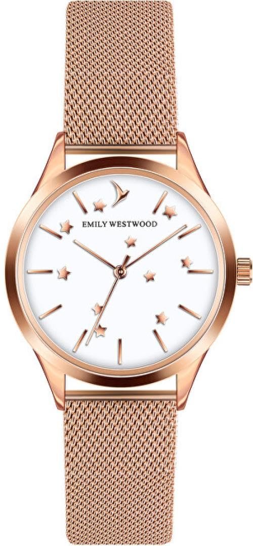 Жіночий годинник Emily Westwood hEW282, срібний, браслет, фото №1