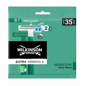 Одноразовая бритва Wilkinson Sword Extra Essential 2 Sensitive для мужчин 5 шт - Фото 1