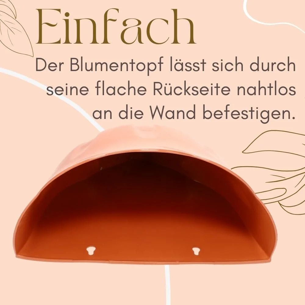 Вазон настінний GarPet Flower Pot Wall Компактний, фото №5