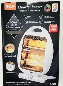 Обогреватель напольный инфракрасный кварцевый 800 Вт RAF 1190 synthetic.ua - Фото 1