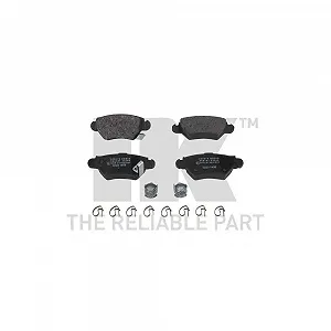 Комплект гальмівних колодок, дискові гальма NK 223619 для OPEL VAUXHALL задня вісь - Фото 1