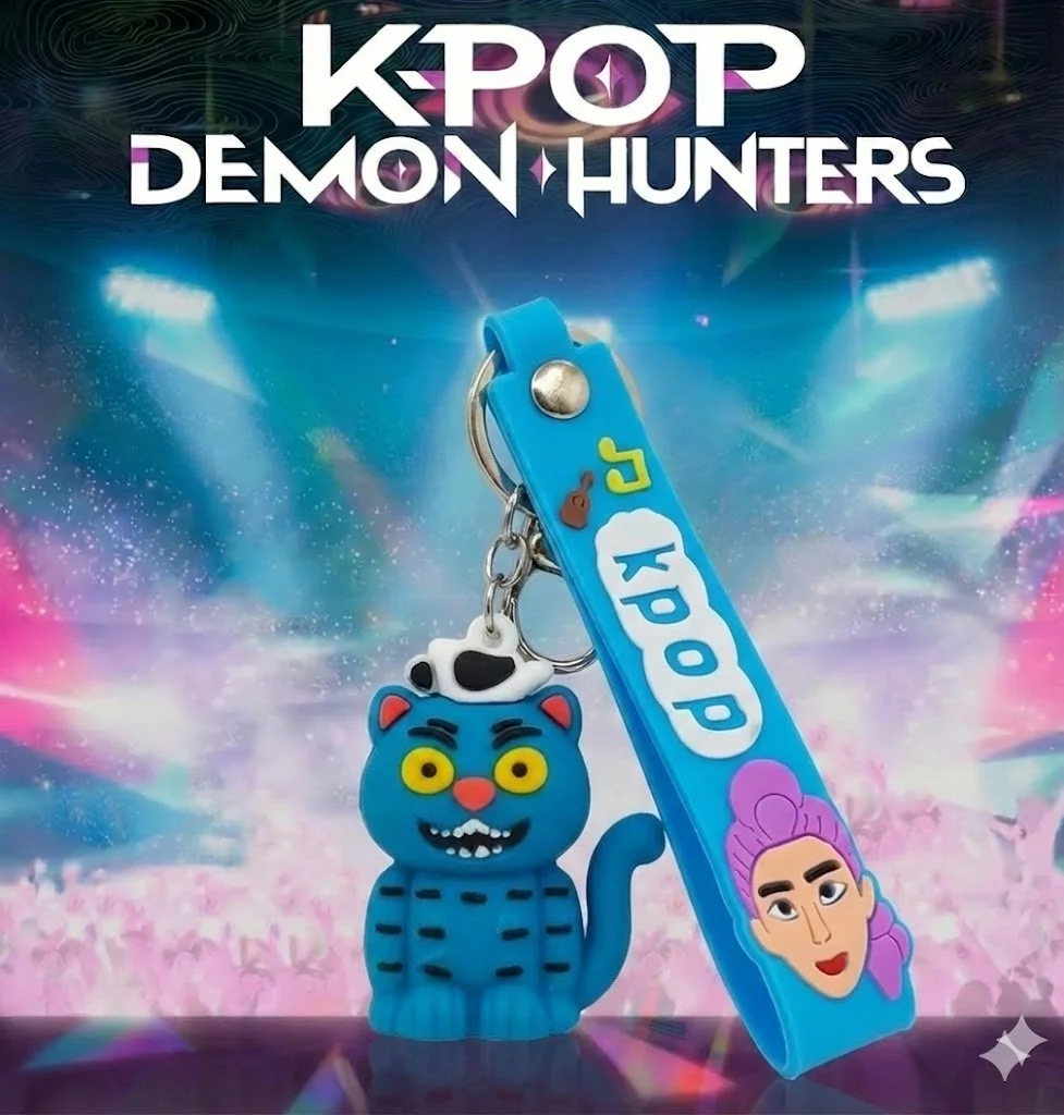 Брелок Кейпоп мисливці на демонів Дерпі Derpy K-Pop Demon Hunters Huntr/x дитячий на рюкзак ключі іграшка 5 см, фото №1