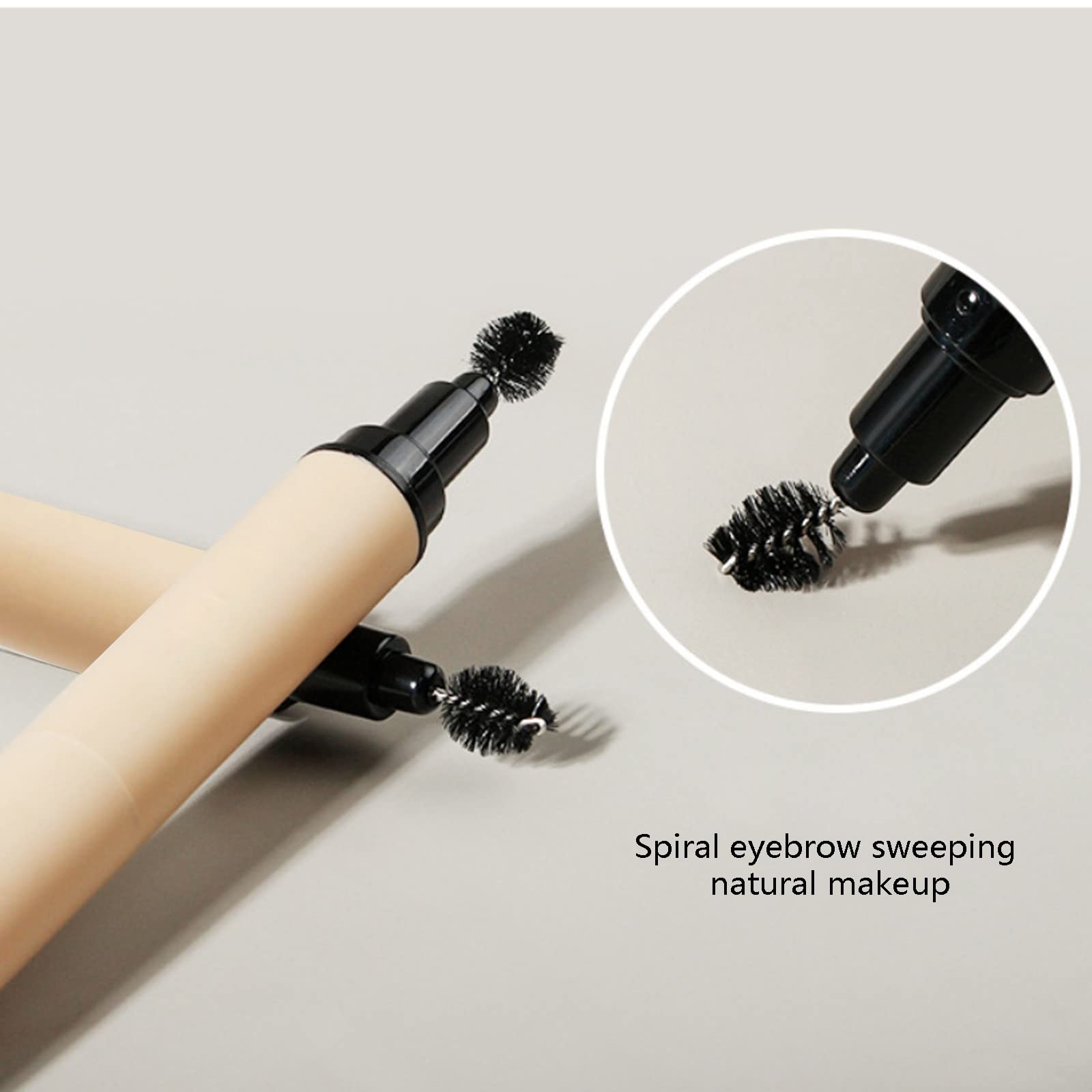 Карандаш с щеткой Künstliche Augenbrauen Khaki One Size, фото №5