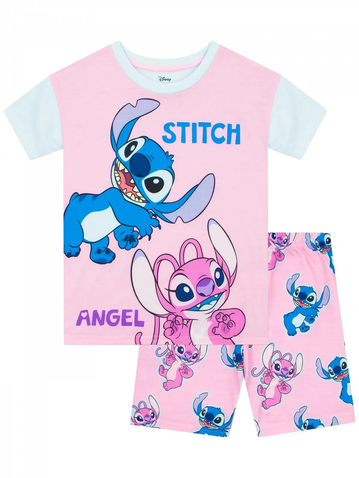 Пижама Disney Stitch для девочек, Шорты, фото №1 Пижама Disney Stitch для девочек, Шорты, фото №1
