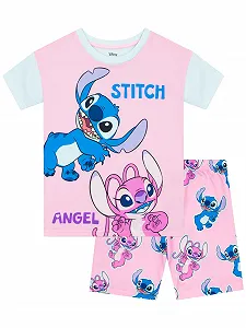 Пижама Disney Stitch для девочек, Шорты - Фото 1