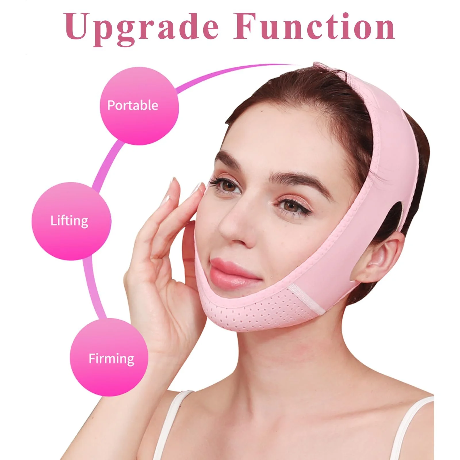 Маска для підтяжки V-подібної лінії обличчя для жінок та чоловіків. Багаторазовий засіб, фото №5