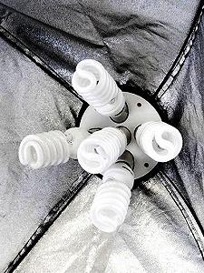 Постоянный студийный свет 60/90 на 5 лампы стойка SoftBox Софтбокс synthetic.ua - Фото 1