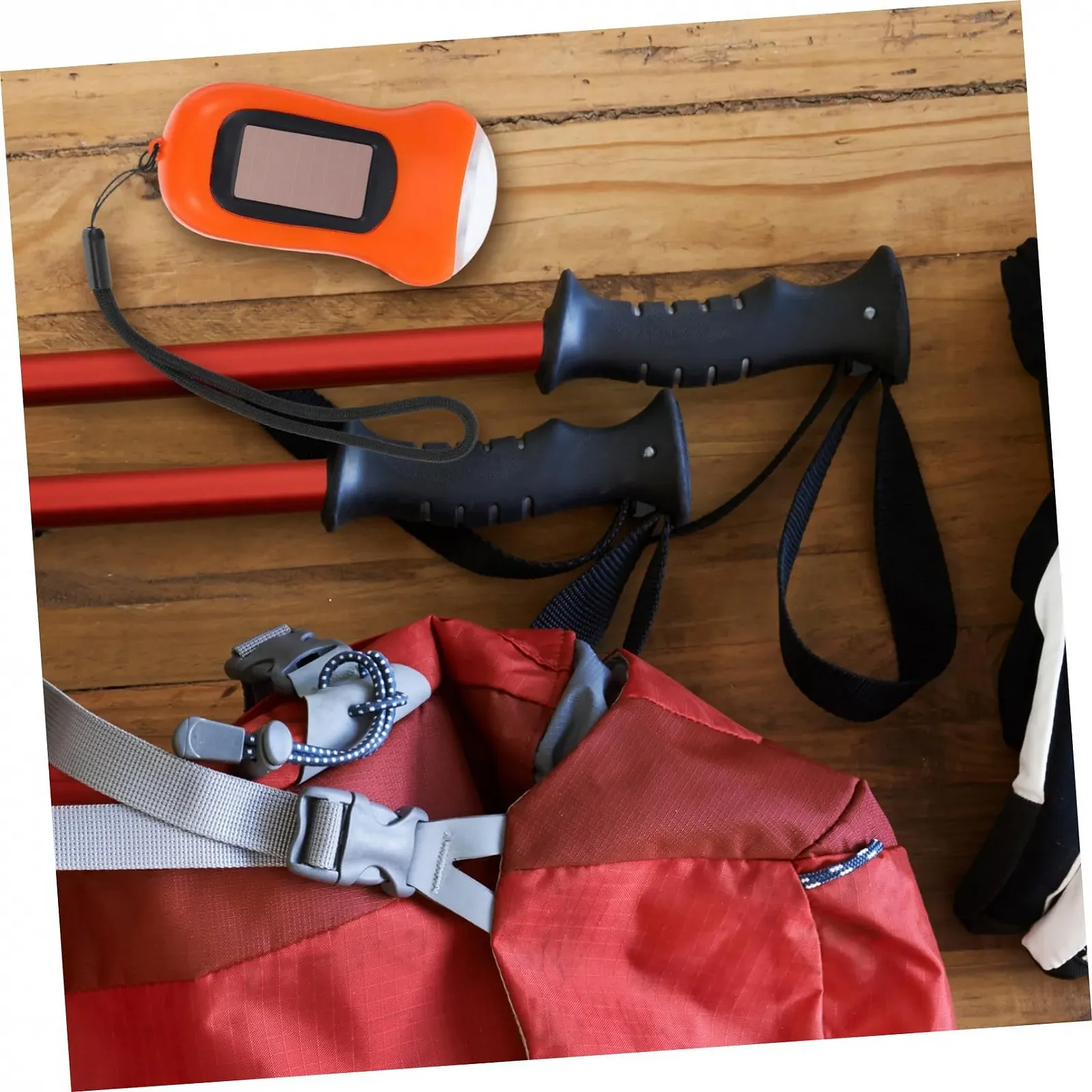 Фонарь OSALADI на солнечной батарее аварийный для кемпинга, активного отдыха и чрезвычайных ситуаций портативный и энергоэффективный оранжевый, фото №7