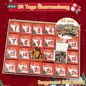 Адвент-календар 2025 Christmas Calendar Пазл 1008 елементів 70 x 50 см synthetic.ua - Фото 1