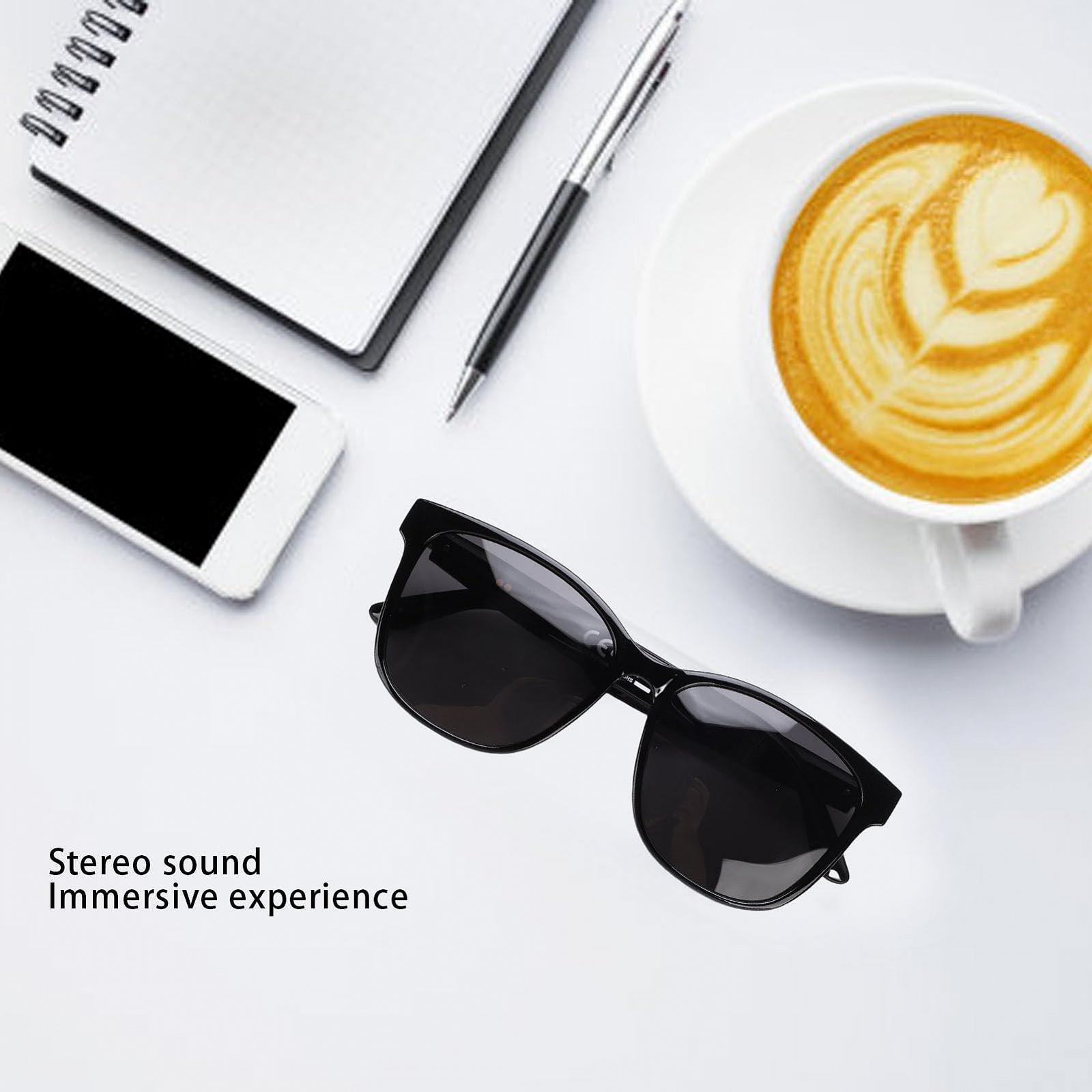 Смарт-очки AI Bewinner, очки для перевода в реальном времени на 100 языков, открытый звук с микрофоном и динамиками, Bluetooth поляризованные солнцезащитные очки для музыкальных звонков, путешествий и бизнеса, фото №3