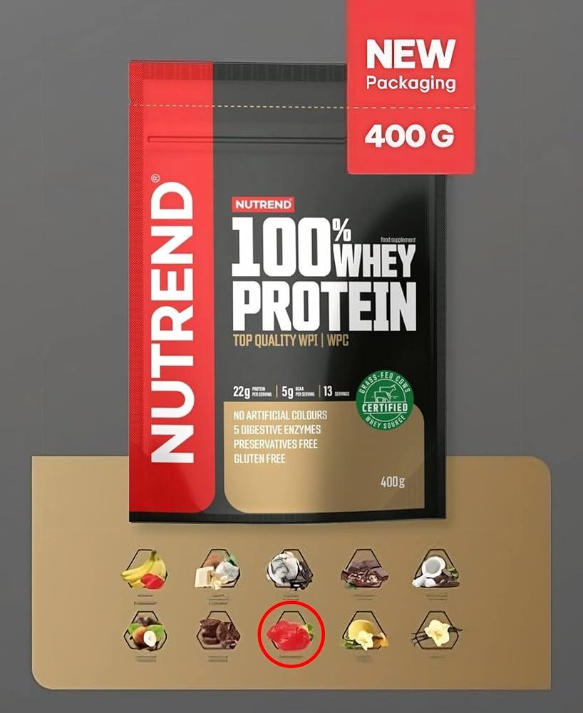 Протеїн Nutrend 100 Whey Protein 400 g Cookies&cream, фото №2 Протеїн Nutrend 100 Whey Protein 400 g Cookies&cream, фото №2