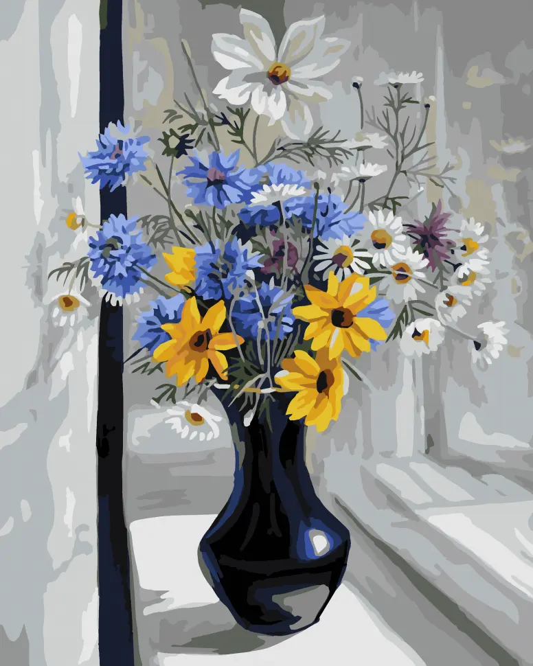 Картина за номерами Art Craft " Полеві квіти " 40*50 см 12111-AC, фото №1