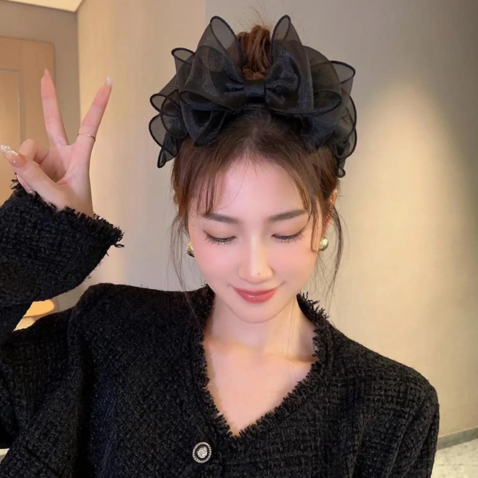 Обруч на голову Ретро, фото №3 Обруч на голову Ретро, фото №3