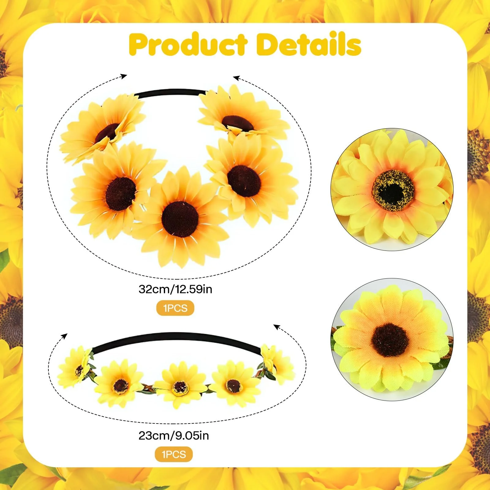 Венок Подсолнечник, фото №2 Венок Подсолнечник, фото №2