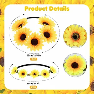 Венок Подсолнечник synthetic.ua - Фото 1