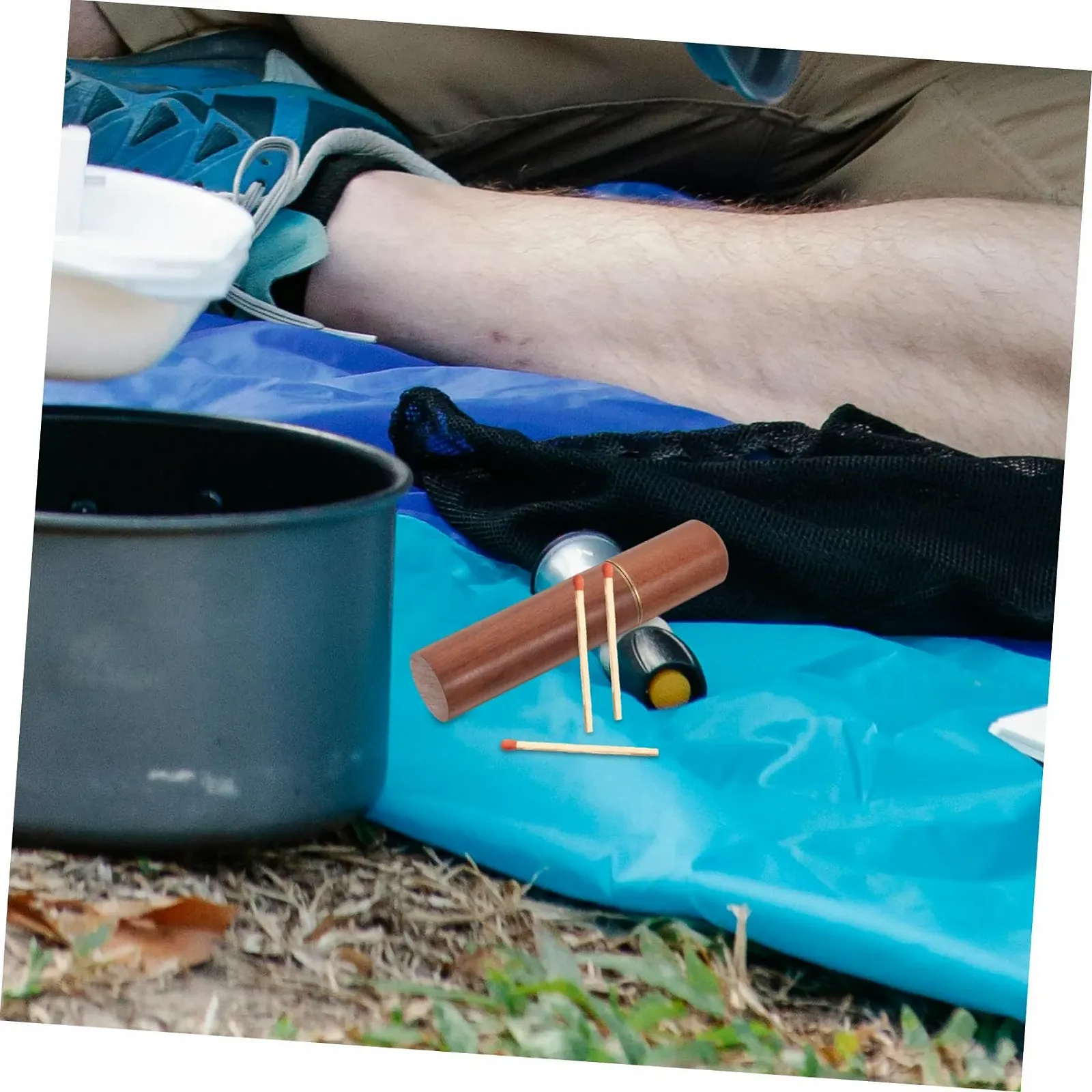 Коробка WOONEKY, контейнер для зберігання аварійний комплект, інструмент, дерев'яна кришка для зберігання для кемпінгу, фото №5