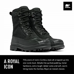 Мужские водонепроницаемые ботинки Caribou Royal SOREL synthetic.ua - Фото 1