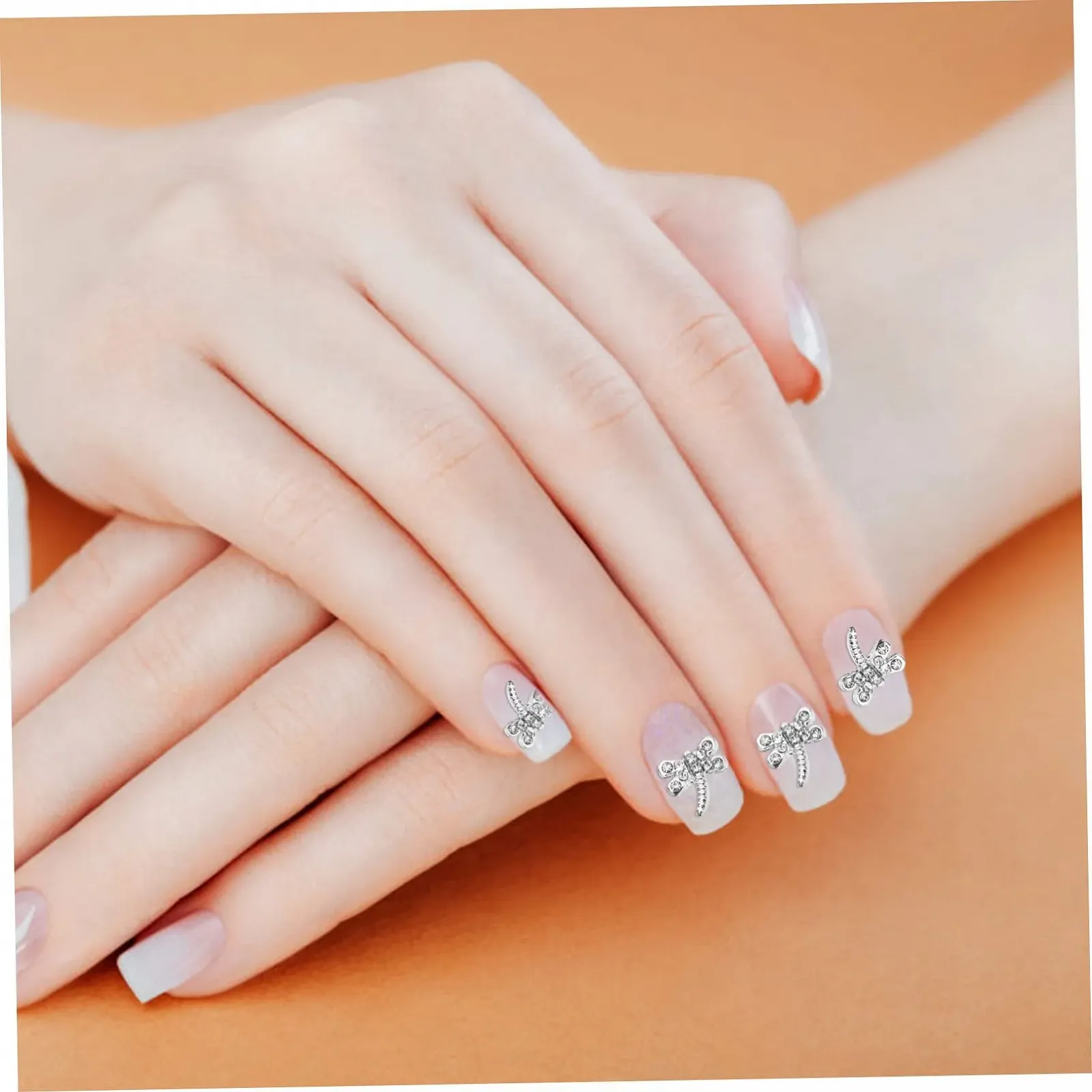 Подвески для маникюра Крест Стрекоза Золото Зубной Камень Декоративные Подвески, фото №5