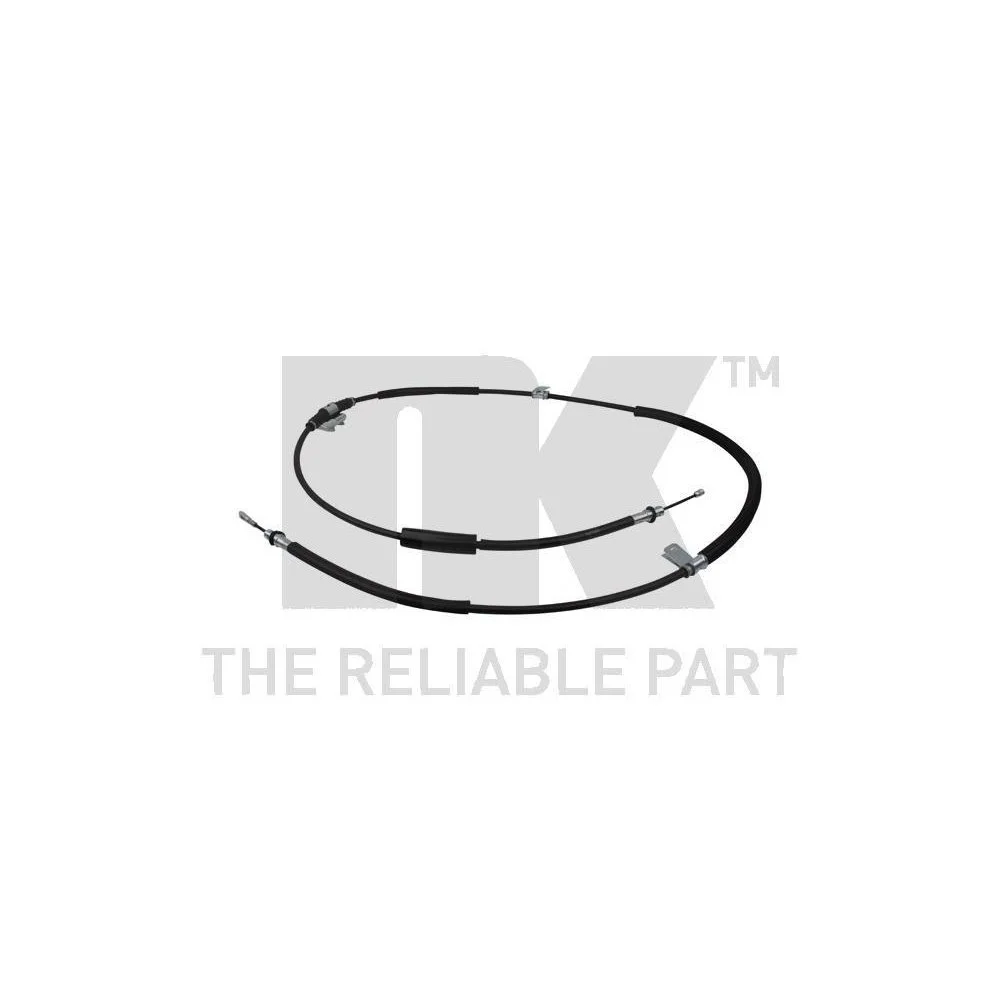 Трос стояночного тормоза NK 909318 для CHRYSLER правый, фото №1