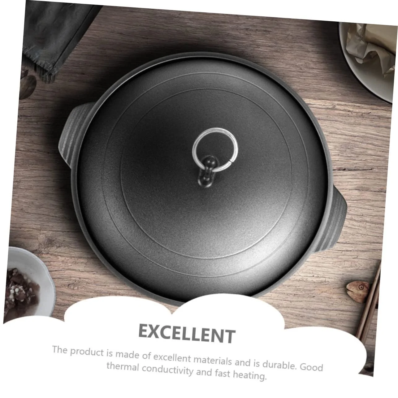 Кастрюля для риса SOLUSTRE Чугунная Желтая, фото №7 Кастрюля для риса SOLUSTRE Чугунная Желтая, фото №7