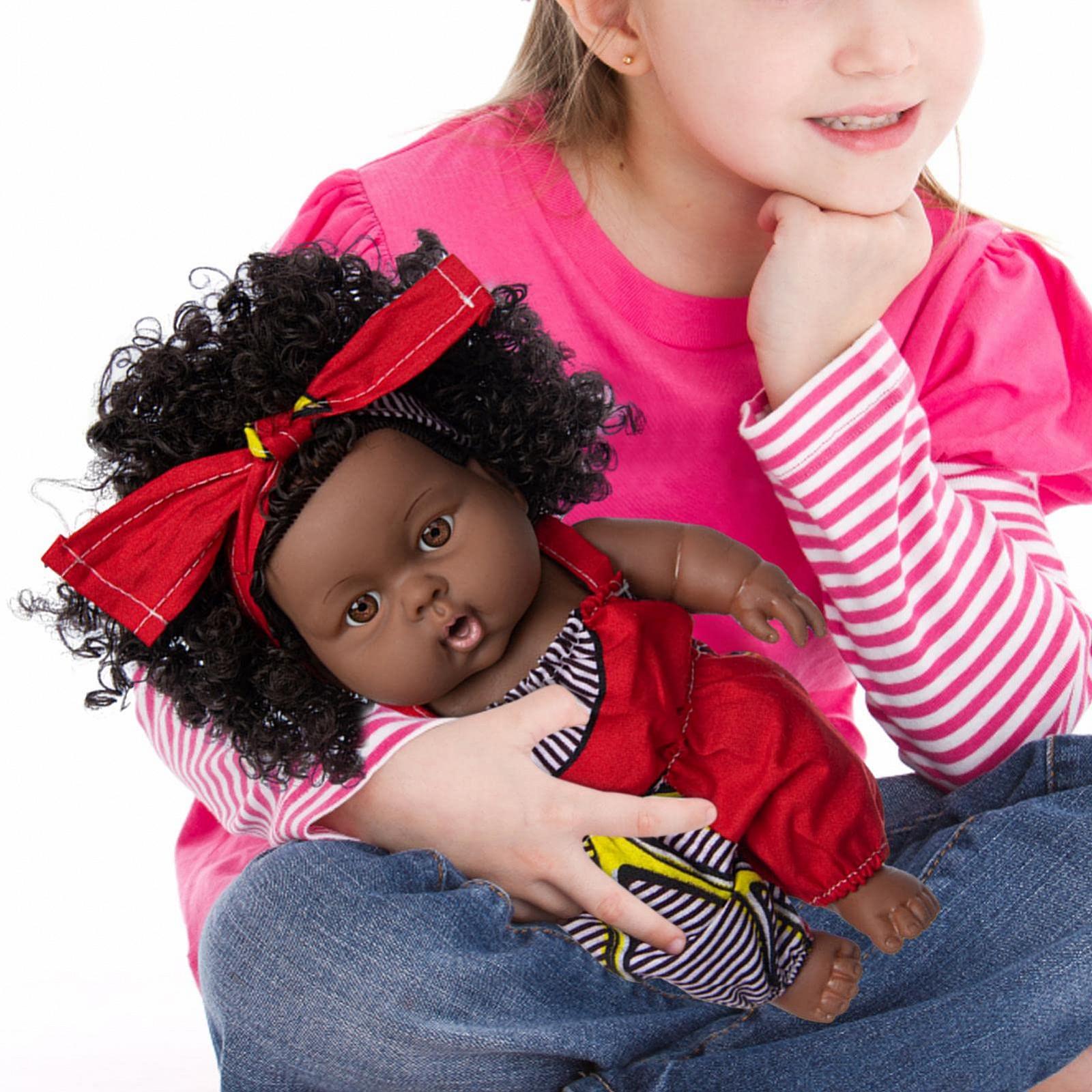 Кукла Baby Black Детская Девочка Африканская 8 дюймов, фото №2