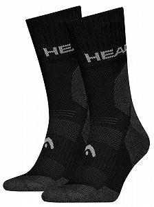 Шкарпетки Head HIKING ALL CLIMATES CREW 2P Чорний  43-46 - Фото 1