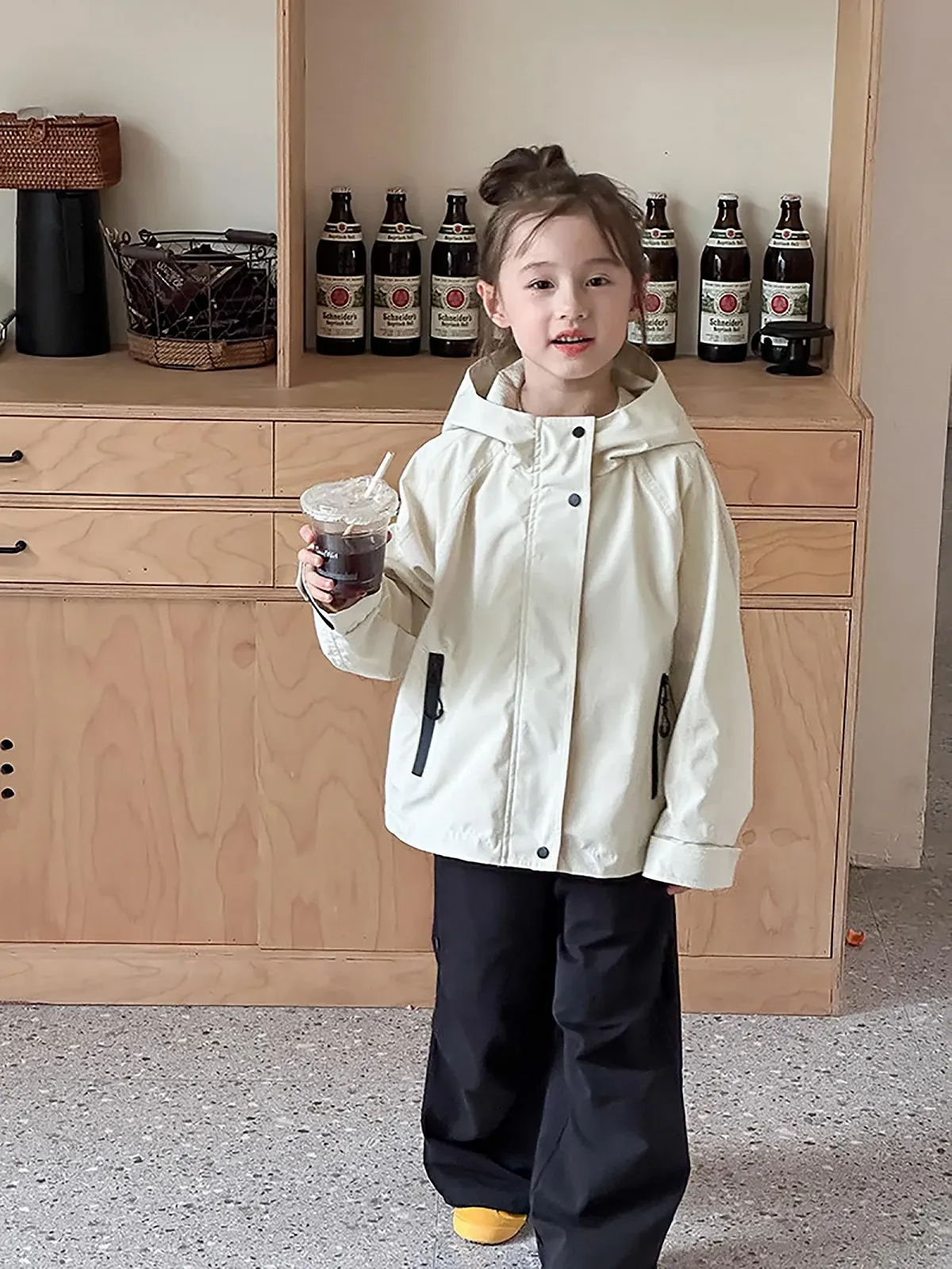 Куртка-ветровка Verve Jelly для малышей, мальчиков, осенняя, на молнии, с капюшоном, легкая, фото №3