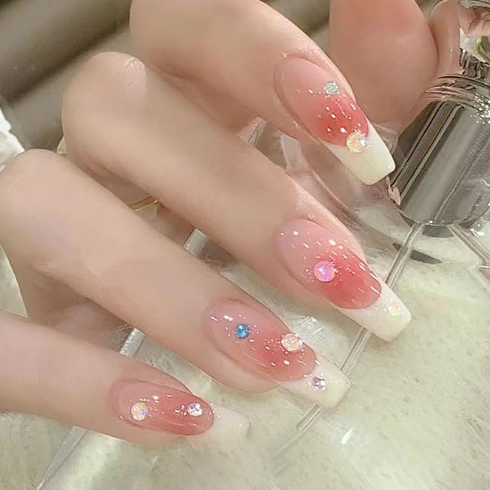 Намистини для нігтів 3D Aurora Mermaid Різнокольорові кришталеві камінці, фото №7