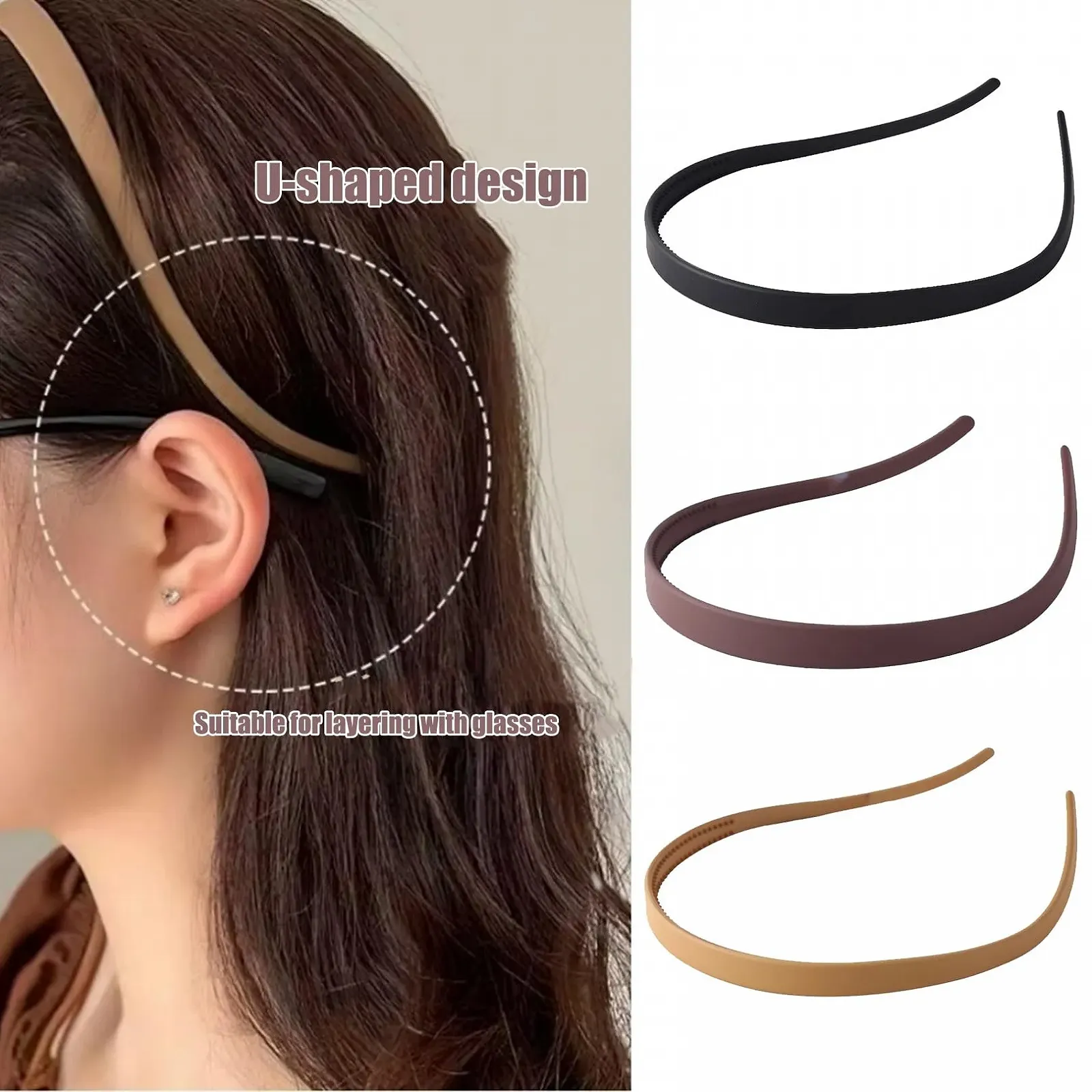 Набір з 3 обручів для голови без головного болю, фото №5