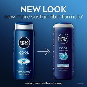 Гель для душу та волосся Nivea For Men Cool 16,9 унцій synthetic.ua - Фото 1