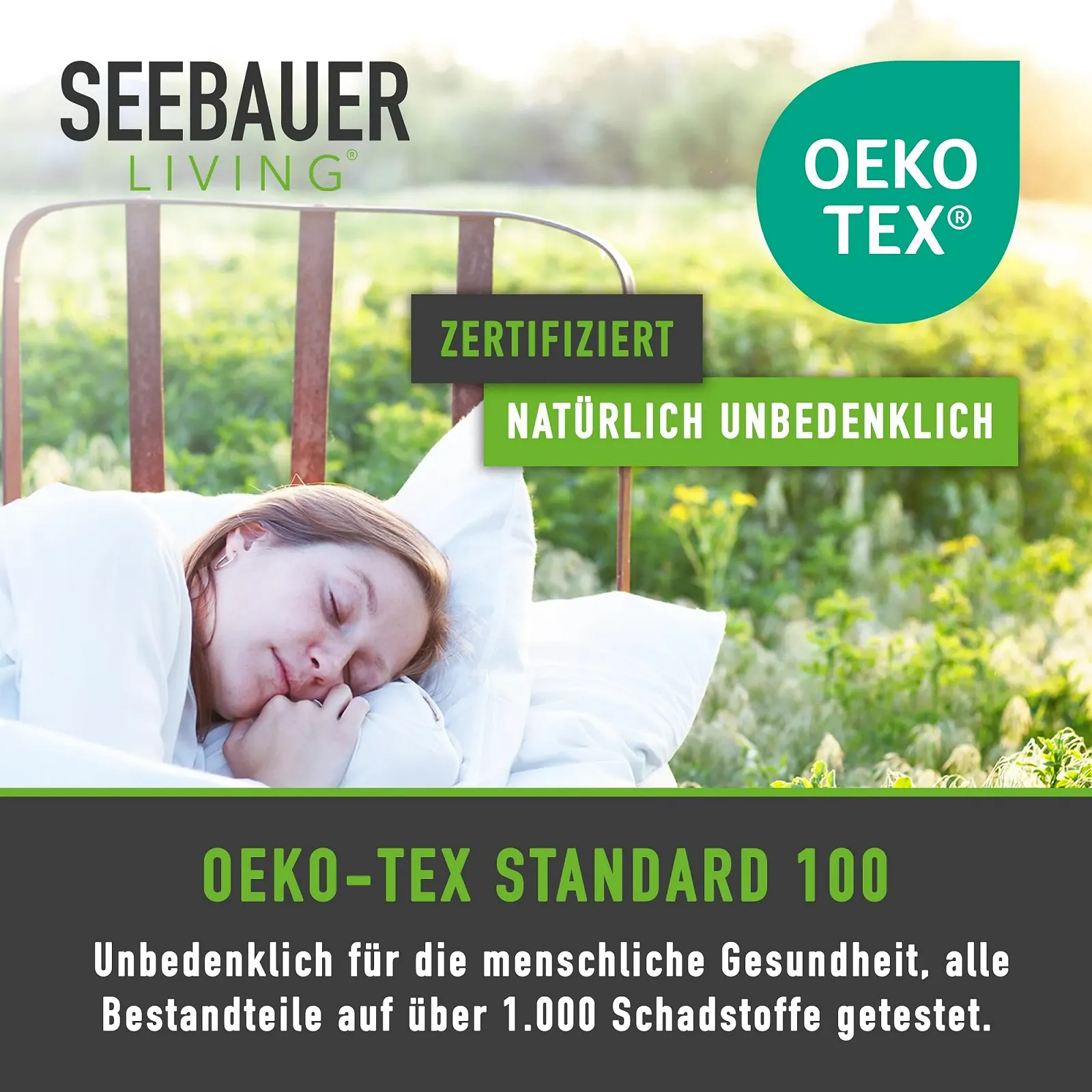 Защитный наматрасник SEEBAUER Living Felt Protector для реечной рамы (90 x 200 см), фото №6