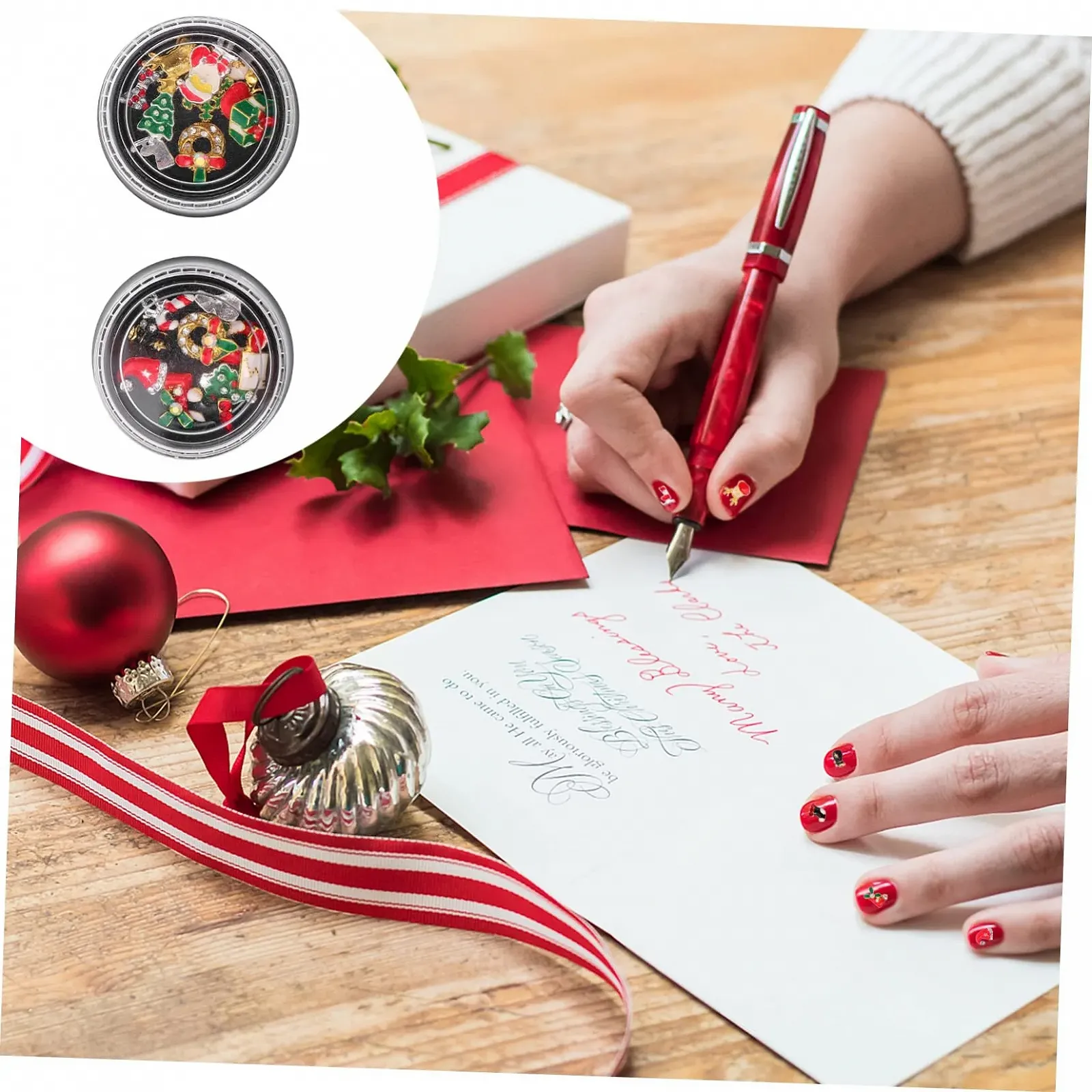 Украшение для ногтей Тип Рождественский Стразы для маникюра для праздничного дизайна, фото №8