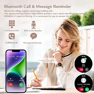 Смарт-часы Женские 1.32 Дюймовый Круглый synthetic.ua - Фото 1