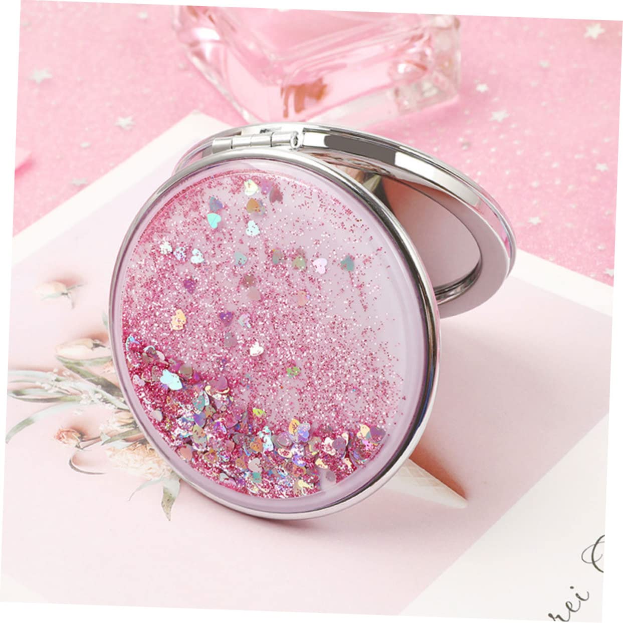 Ручное зеркало Angoily Pack of 20 Quicksand Make-Up Mirrors, фото №2 Ручное зеркало Angoily Pack of 20 Quicksand Make-Up Mirrors, фото №2