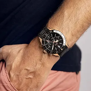 Мужские аналоговые кварцевые часы Festina F20578/1 с ремешком из нержавеющей стали, черные synthetic.ua - Фото 1