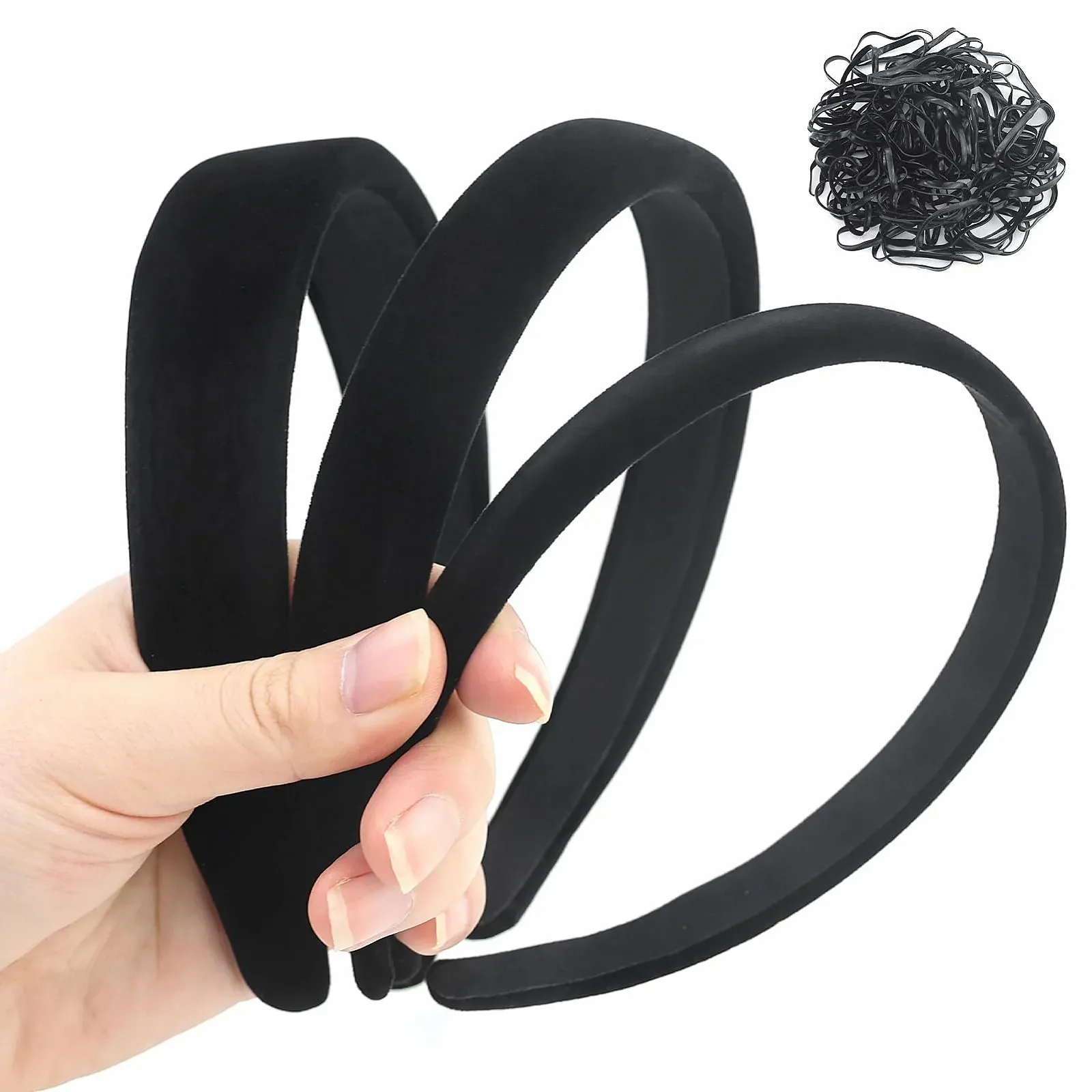 Набір Оксамитових обручів, фото №1 Набір Оксамитових обручів, фото №1