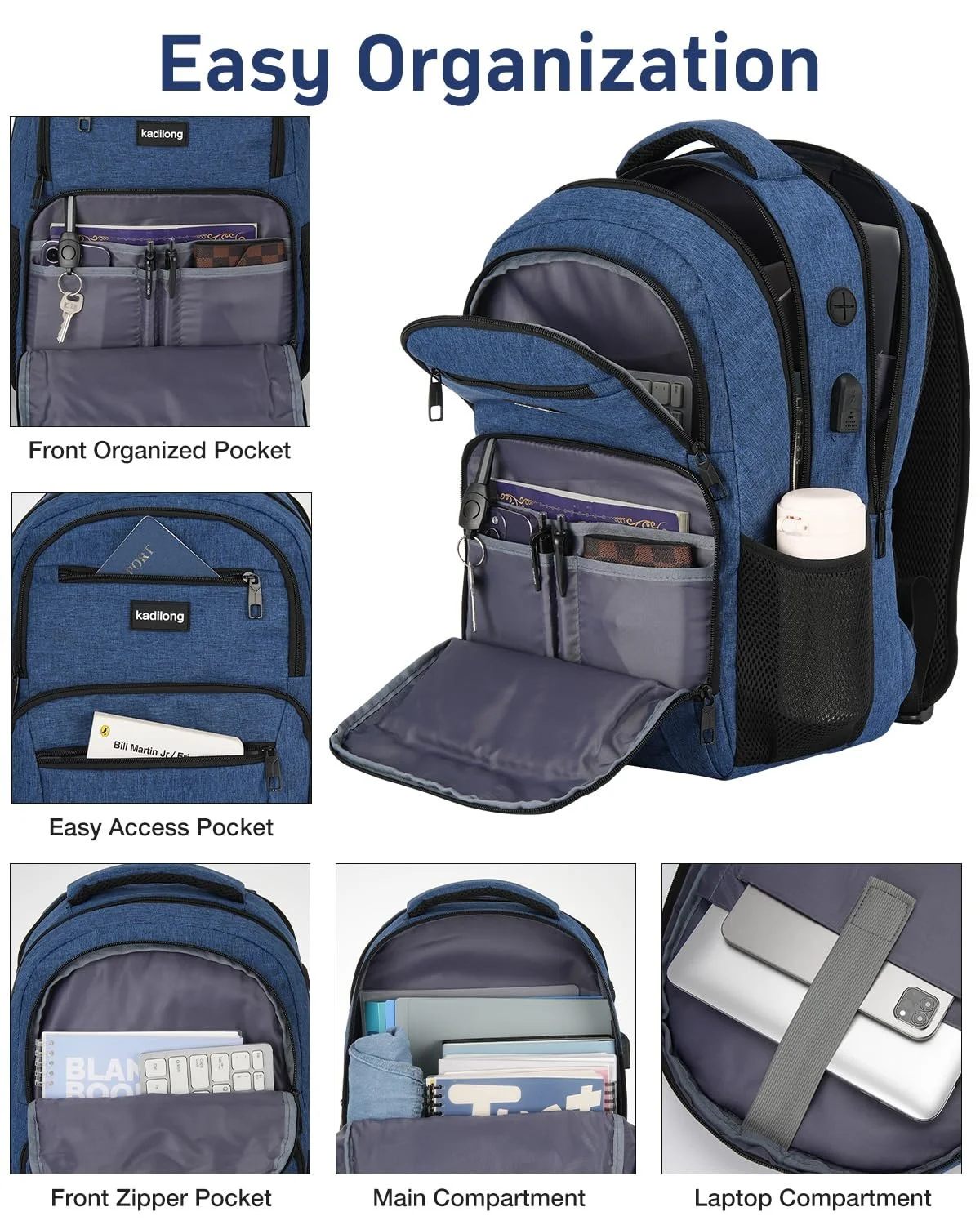 Рюкзак для ноутбука Herren 1 15.6" USB Oxford, фото №2 Рюкзак для ноутбука Herren 1 15.6" USB Oxford, фото №2