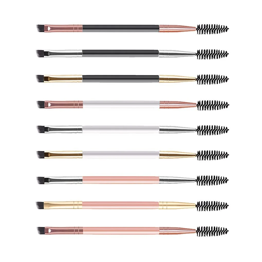 Кисти для бровей rongweiwang Многоцветная, розовая/серебристая, фото №3 Кисти для бровей rongweiwang Многоцветная, розовая/серебристая, фото №3