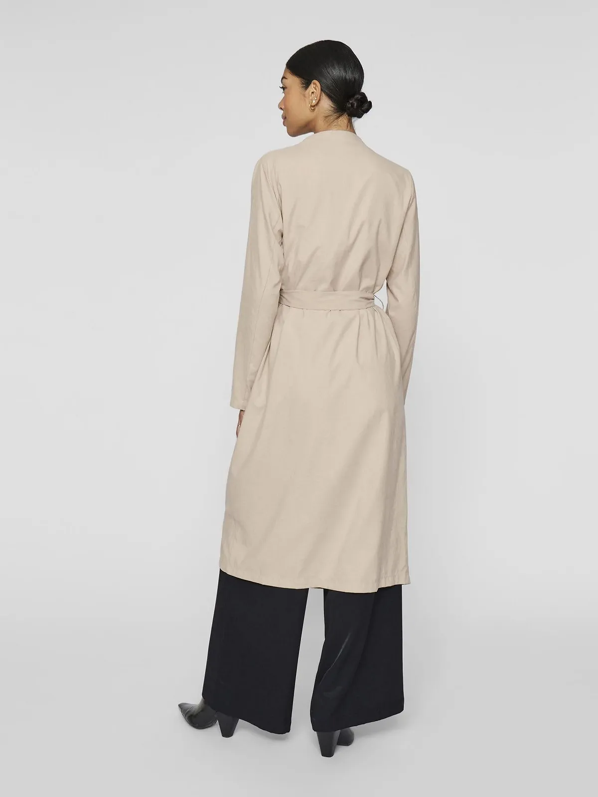 Тренч Vila Vilanni L/S Long Trench Coat Noos, фото №4 Тренч Vila Vilanni L/S Long Trench Coat Noos, фото №4