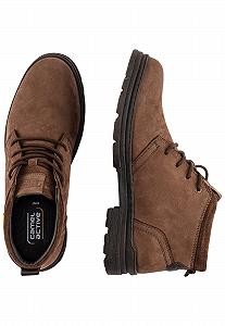 Ботинки Camel Active Kent из натуральной кожи на шнуровке synthetic.ua - Фото 1
