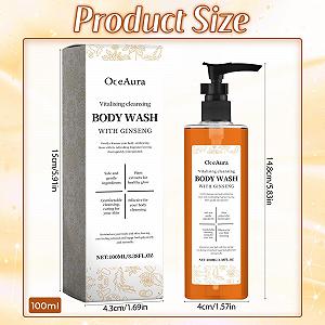 Гель для душа Revitalising с экстрактом женьшеня увлажняющий и бодрящий 100 мл synthetic.ua - Фото 1